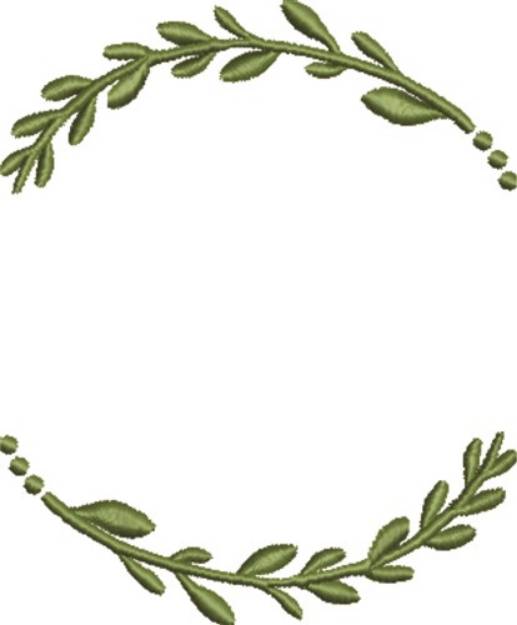 Picture of Wreath Frame Machine Embroidery Design