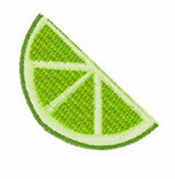 Picture of Lime Slice Wedge Machine Embroidery Design