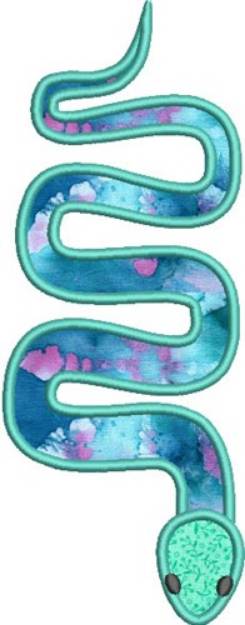 Picture of Large Snake Applique Machine Embroidery Design