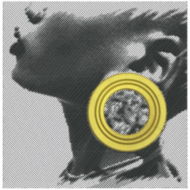 Picture of African Woman Earring