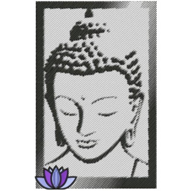Picture of BUDDHA & LOTUS Machine Embroidery Design