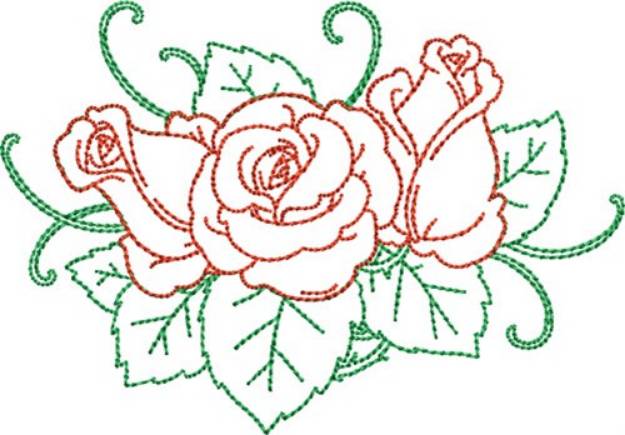 Picture of Roses Outline