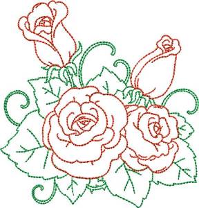 Picture of Outline Roses