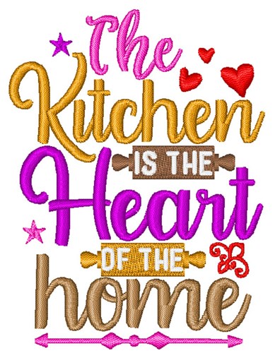 Heart Of Home Machine Embroidery Design