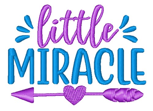 Little Miracle Machine Embroidery Design