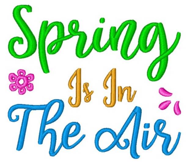 Picture of Spring In Air Machine Embroidery Design