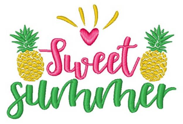 Picture of Sweet Summer Machine Embroidery Design
