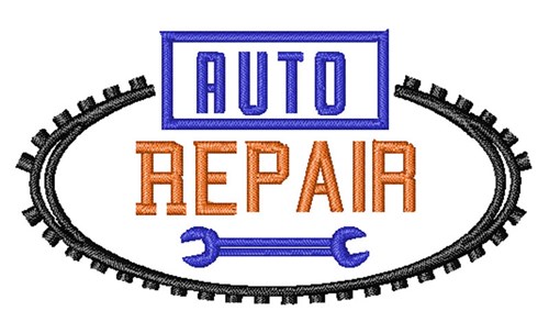 Auto Repair Machine Embroidery Design