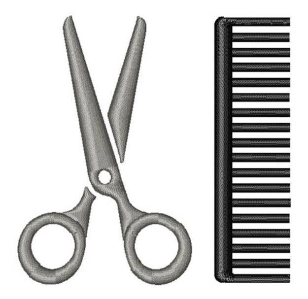 Picture of Scissors & Comb