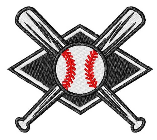 Picture of Baseball Logo Machine Embroidery Design