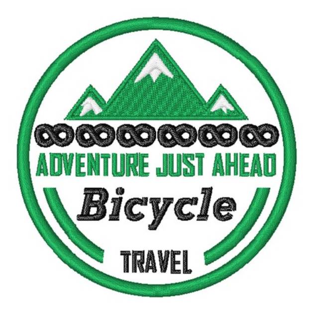 Picture of Bicycle Travel Machine Embroidery Design