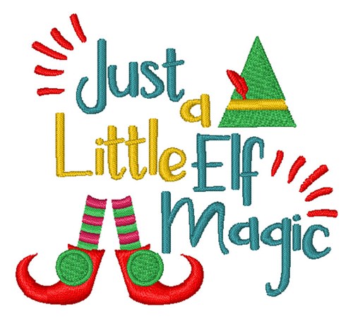 Elf Magic Machine Embroidery Design