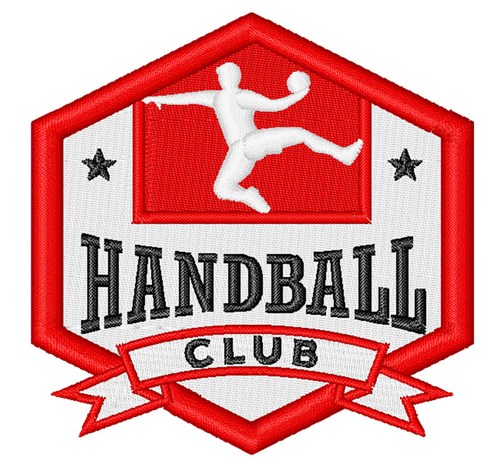 Handball Club Machine Embroidery Design