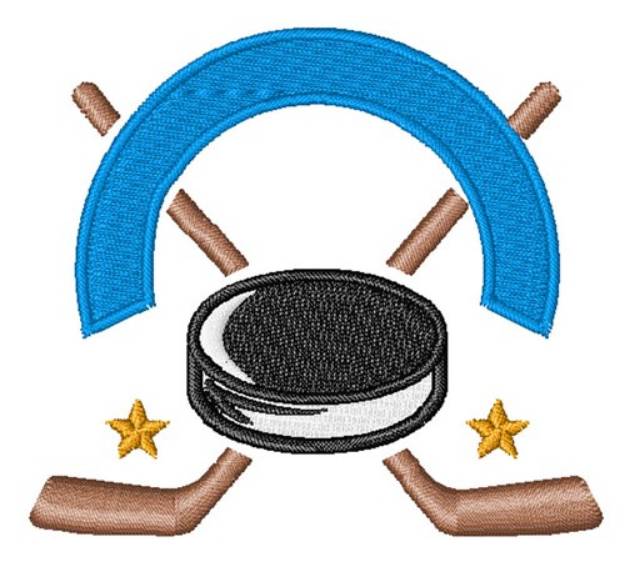 Picture of Ice Hockey Machine Embroidery Design