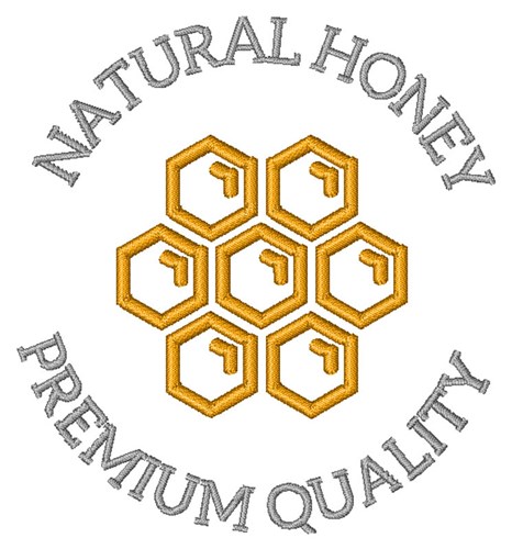 Natural Honey Machine Embroidery Design