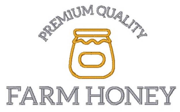 Picture of Farm Honey Machine Embroidery Design