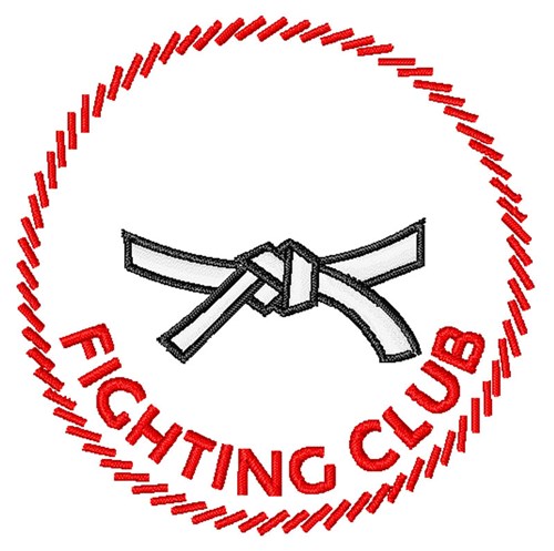 Fighting Club Machine Embroidery Design