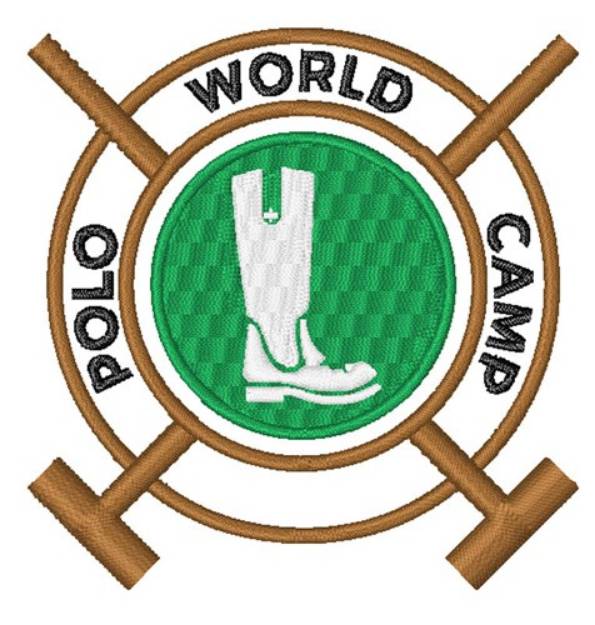 Picture of Polo World Camp Machine Embroidery Design