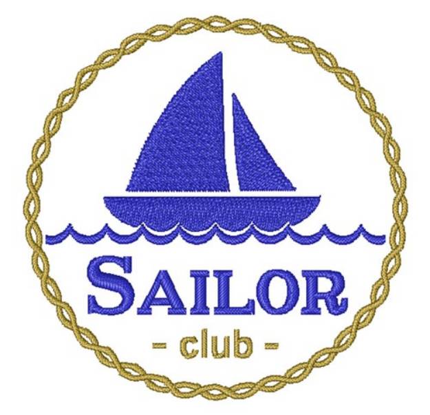 Picture of Sailor Club Machine Embroidery Design