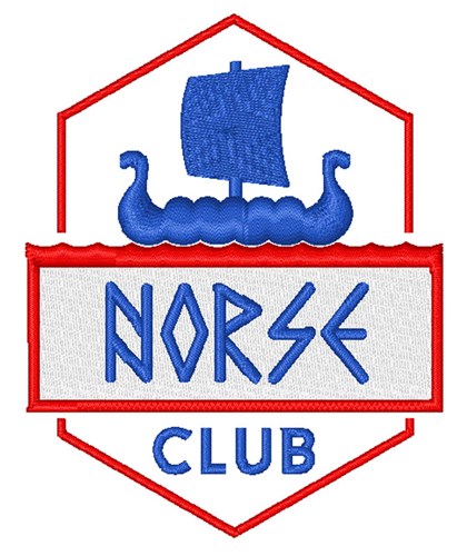 Norse Club Machine Embroidery Design