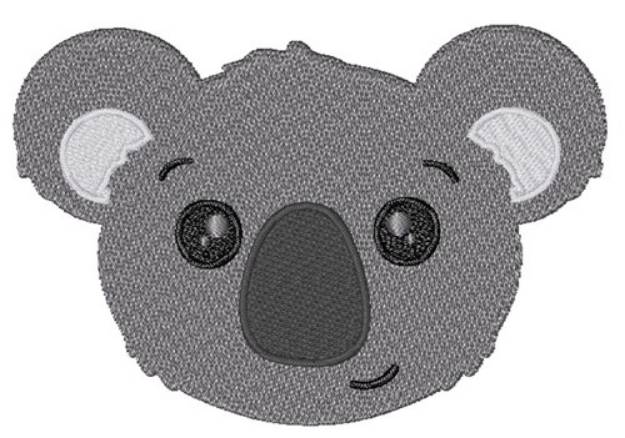 Picture of Koala Head Machine Embroidery Design