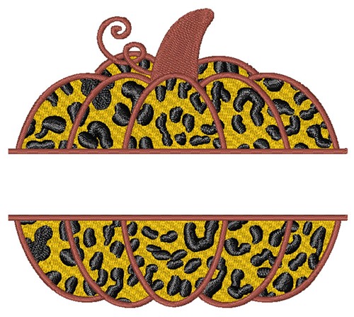 Pumpkin Namedrop Machine Embroidery Design