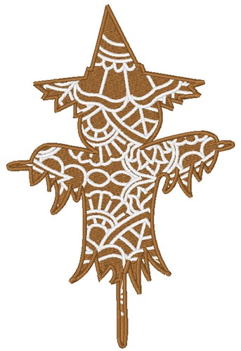 Scarecrow Mandala Machine Embroidery Design