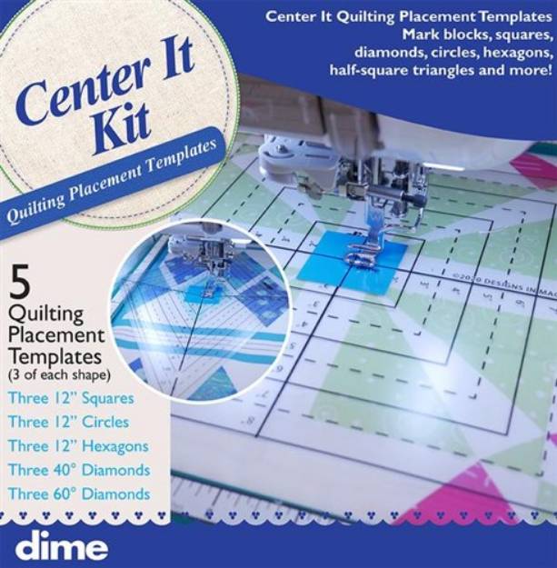 Picture of Center It - Quilting Placement Templates Embroidery Hardware