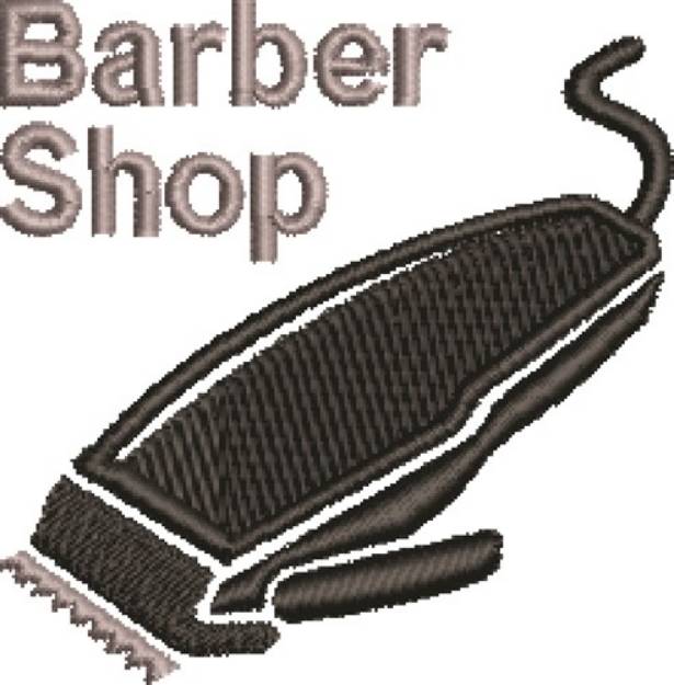 Instant Download Embroidery Design Barber Shop 