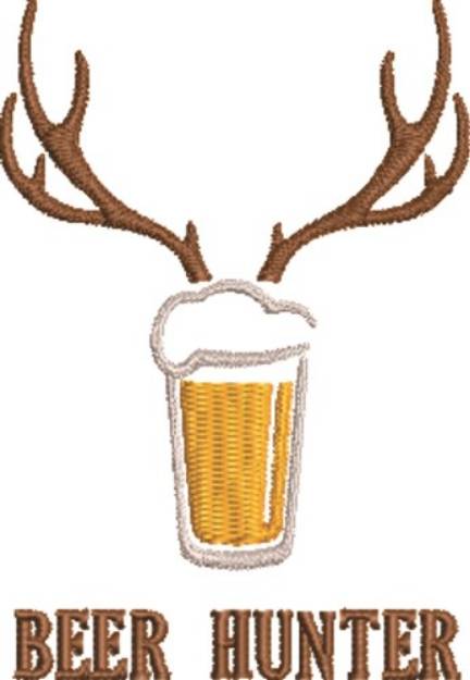 Picture of Beer Hunter   Machine Embroidery Design