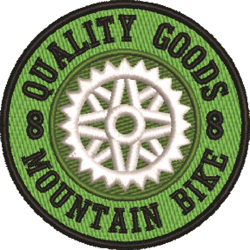 Quality Goods Mountain Bike Machine Embroidery Design