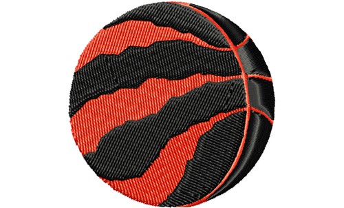 Basketball Torn Machine Embroidery Design