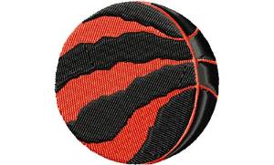 Picture of Basketball Torn Machine Embroidery Design