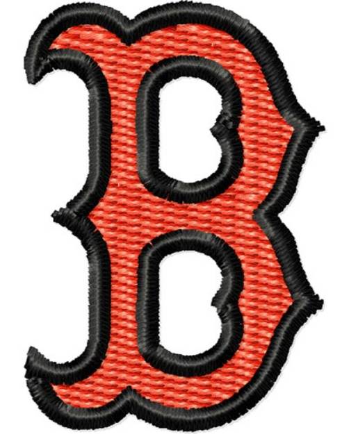 Picture of Red Sox B Machine Embroidery Design