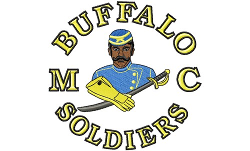 Buffalo Soldiers MC Machine Embroidery Design
