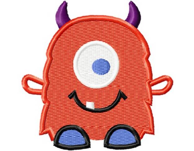 Picture of Kawaii Cyclops Machine Embroidery Design