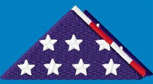 Picture of Folded Flag