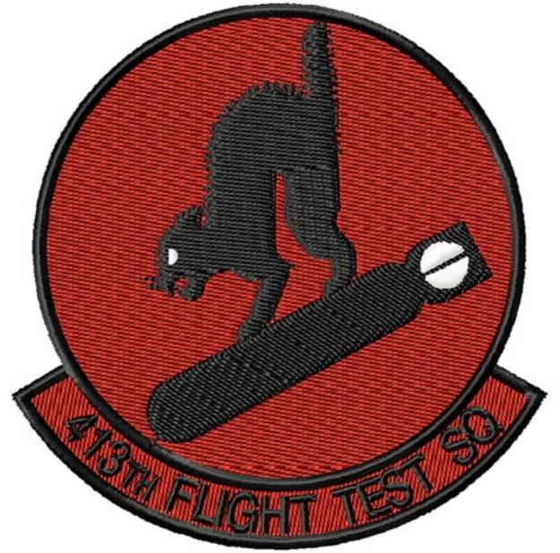 Picture of 413th Flight Test Squadron Machine Embroidery Design