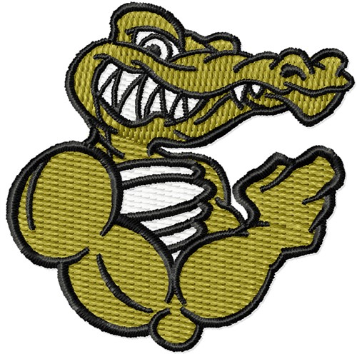 Gator Strong Machine Embroidery Design