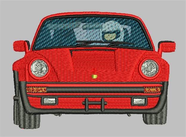 Picture of Sports Car Machine Embroidery Design