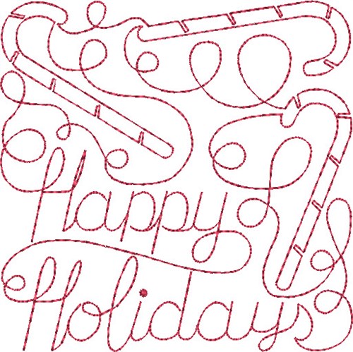 Free Motion Christmas 12 Machine Embroidery Design