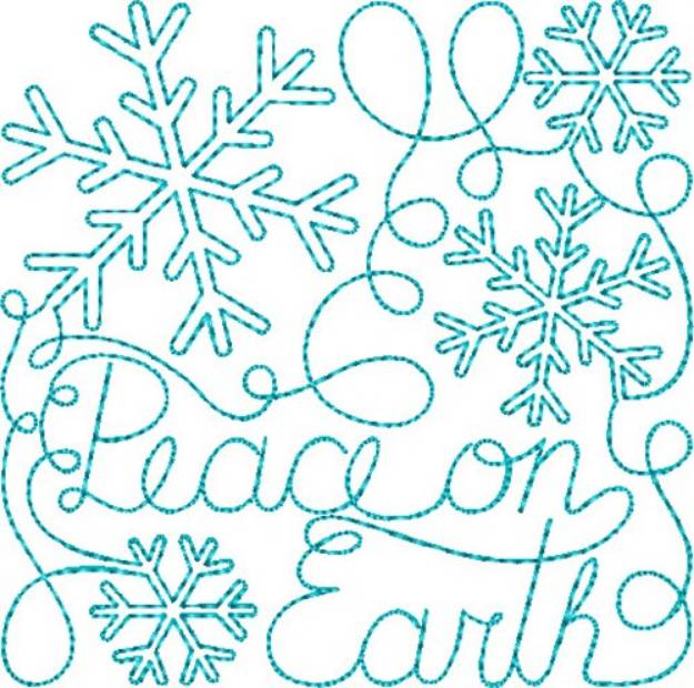 Picture of Free Motion Christmas 11 Machine Embroidery Design