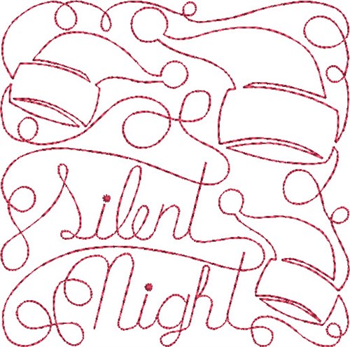Free Motion Christmas 9 Machine Embroidery Design