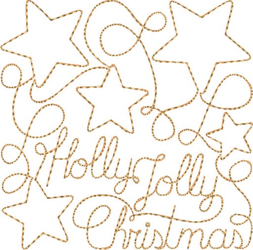 Free Motion Christmas 2 Machine Embroidery Design