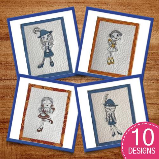 Picture of Oktoberfest Mug Rugs Pack Embroidery Design Pack