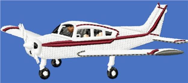Picture of Beechcraft Airplane Machine Embroidery Design