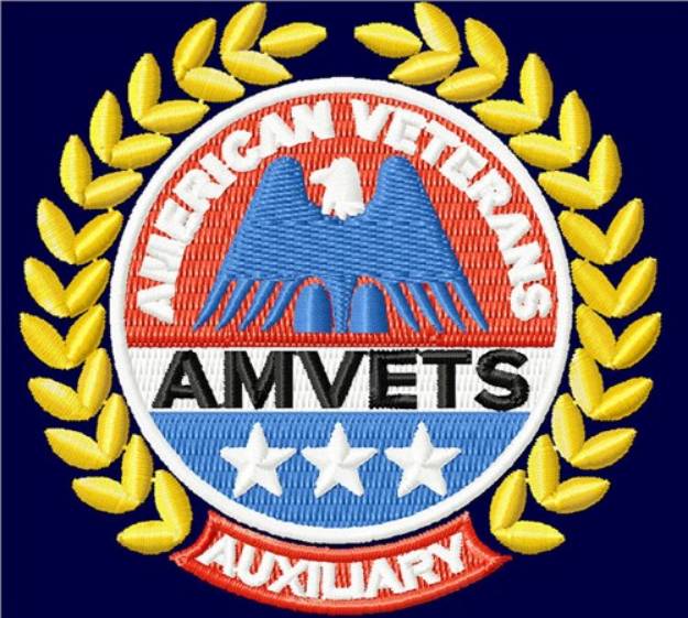 Picture of American Veterans Auxiliary Machine Embroidery Design