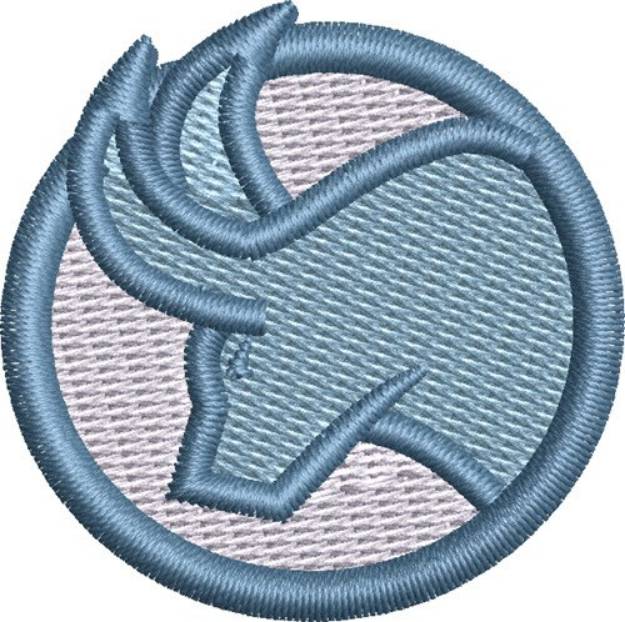 Picture of Taurus Symbol Cap Machine Embroidery Design