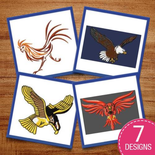 Picture of Birds Embroidery Design Pack