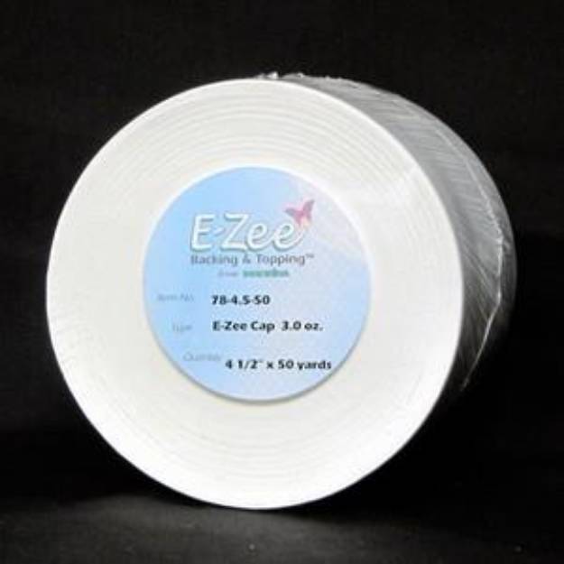 Picture of 78-4.5-50 E-ZEE CAP 3.0oz: 4.5inX50yd ROLL WHITE Embroidery Backing